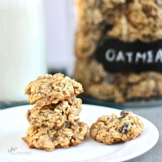 Gluten Free Oatmeal Cookies