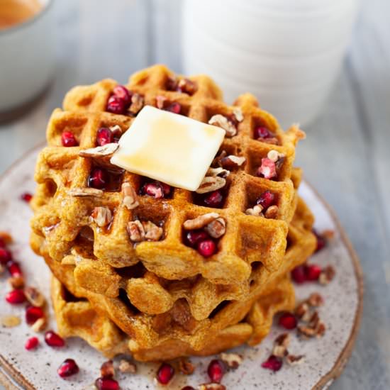 Butternut Squash Waffles