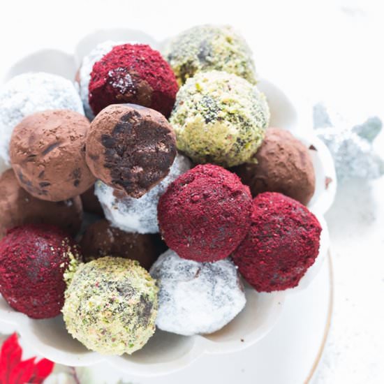 Christmas Rum Truffle Balls