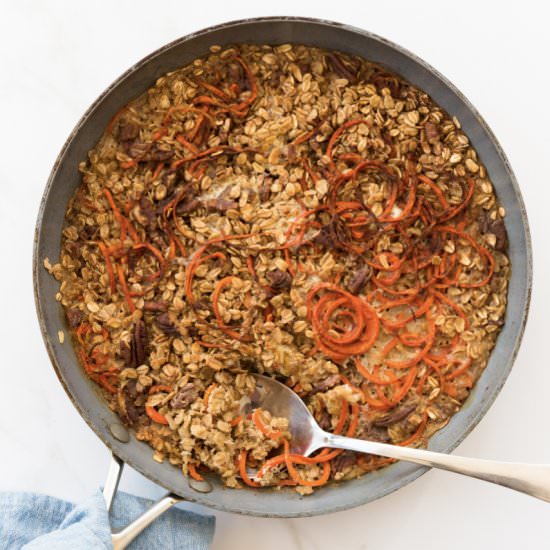 Carrot Cake Baked Oatmeal