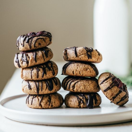 Paleo and Vegan Thumbprint Cookies