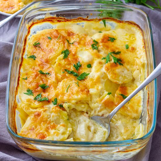 creamy potatoes au gratin