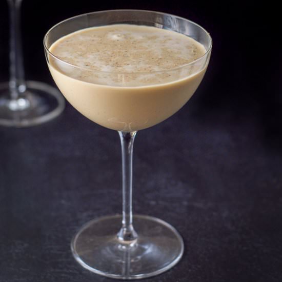 Chocolate Eggnog Martini