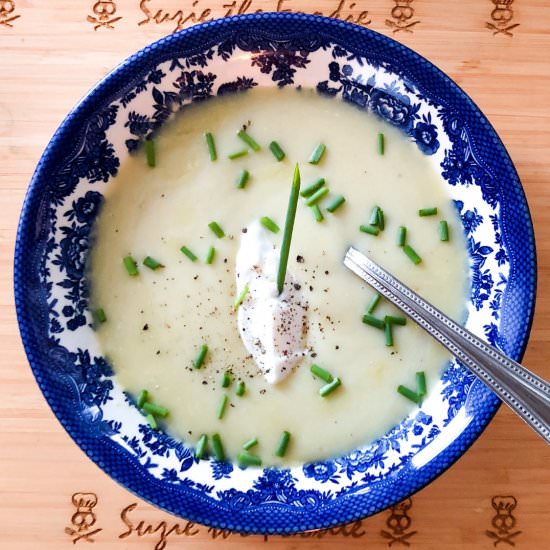 Instant Pot Potato Leek Soup