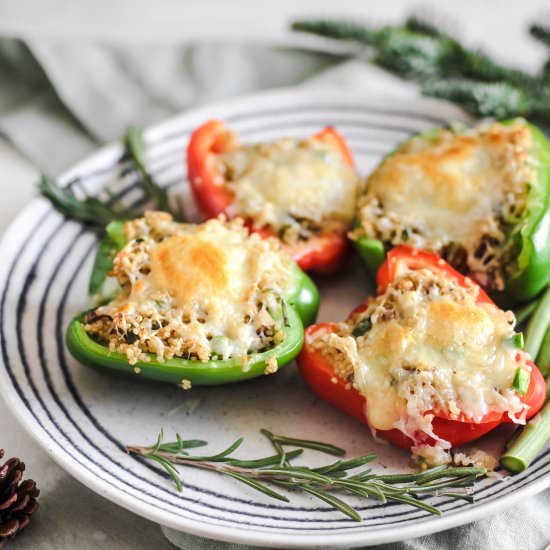 Vegetarian Quinoa Stuffed Peppers