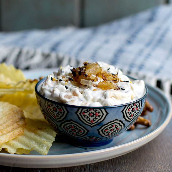 Everything Bagel Onion Dip