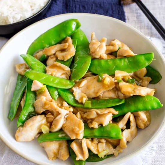 Chicken and Snow Peas