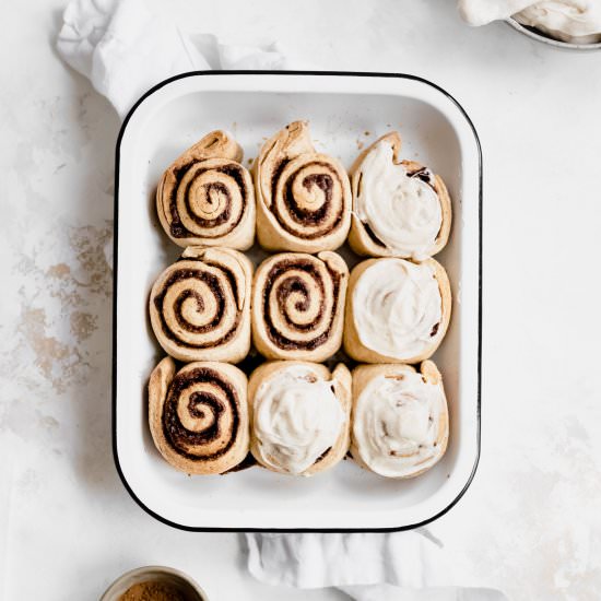 Dirty Chai Cinnamon Rolls