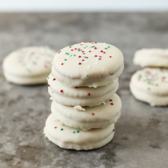 White Chocolate Ritz Cookies