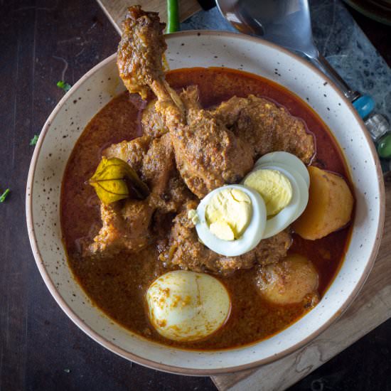 Bengali slow cooked chicken