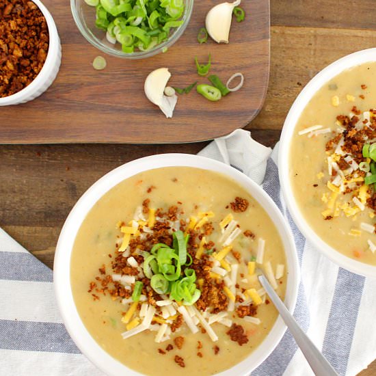 Creamy Vegan Potato Soup