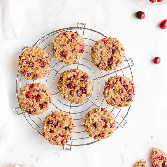 Cranberry Orange Oatmeal Cookies