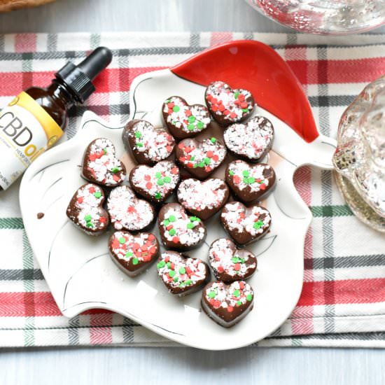 Vegan Peppermint CBD Chocolates