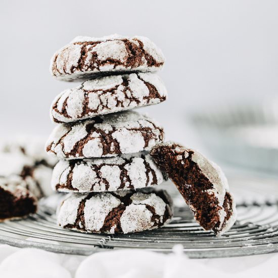 Chocolate Crinkle Cookies