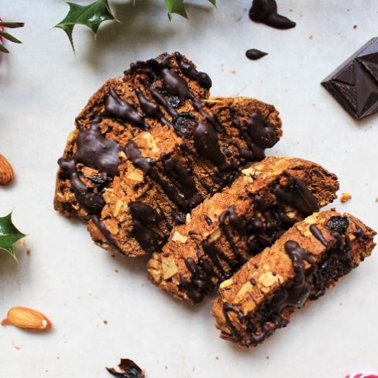 Orange & Cranberry Almond Biscotti