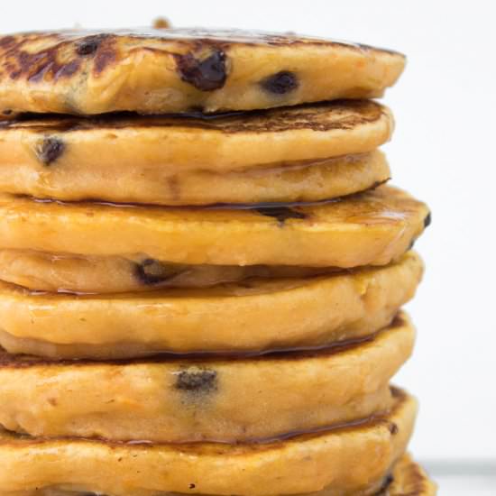 Fluffy Vegan Sweet Potato Pancakes