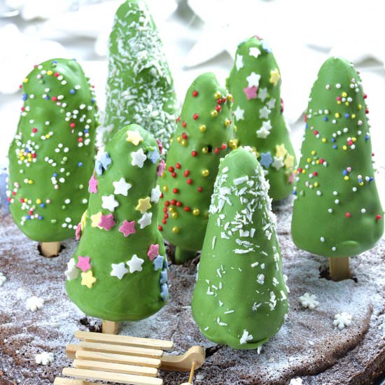 Christmas Tree Cheesecake