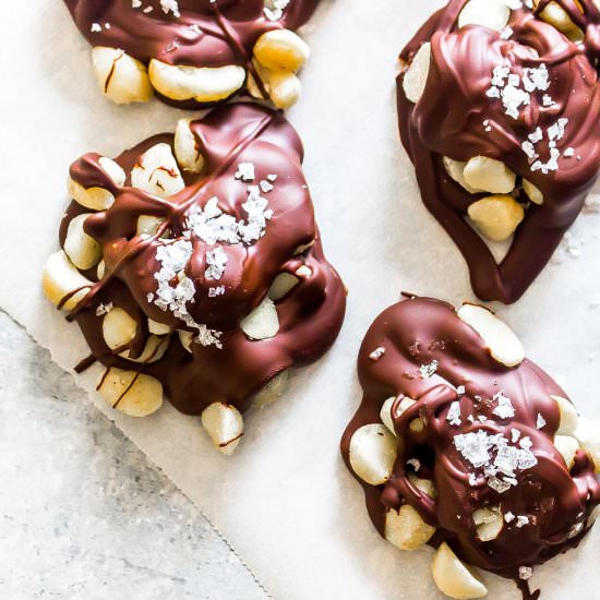Chocolate Macadamia Clusters