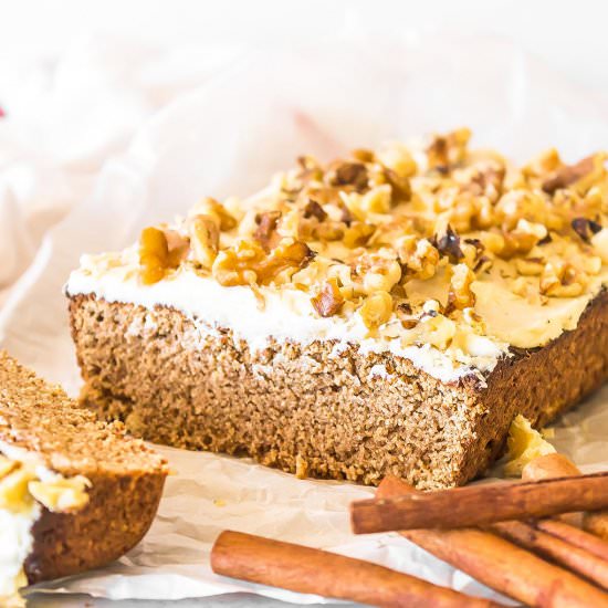 Low-Carb Gingerbread Loaf