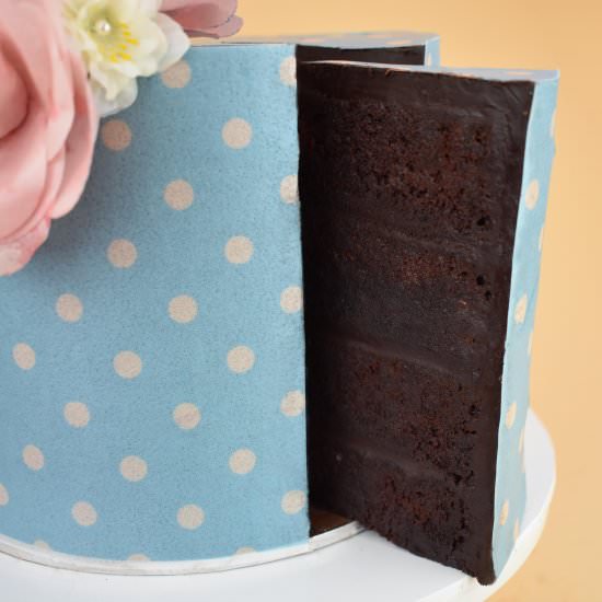 Vegan Chocolate Mud Cake w Ganache