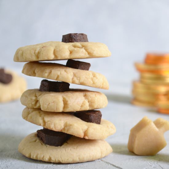 Mini Dreidel Hanukkah Cookies