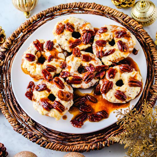 Baked Maple Butter Donuts