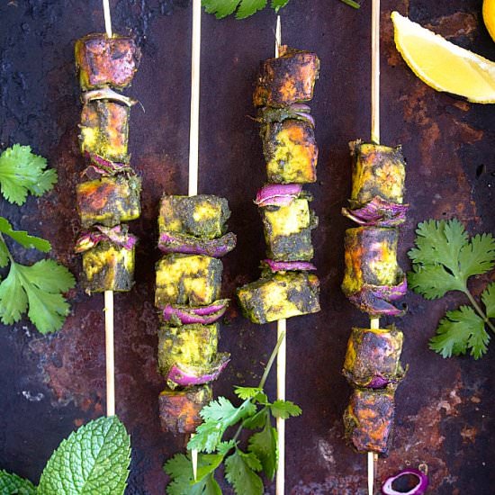 Hariyali Paneer Tikka