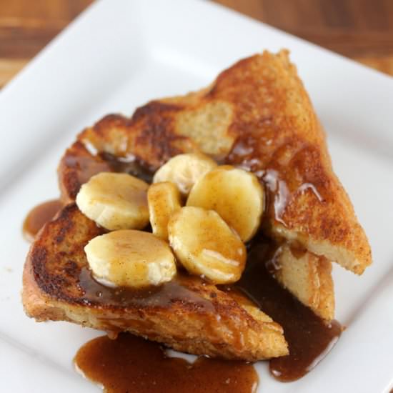 Bananas Foster French Toast