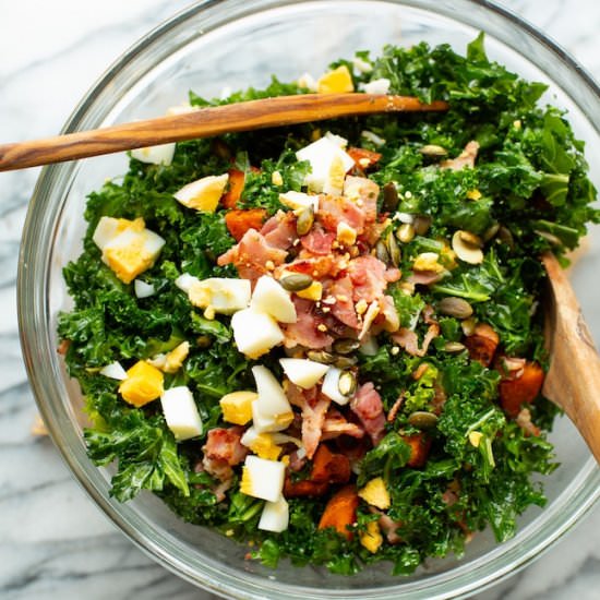 Sweet Potato Kale Breakfast Salad
