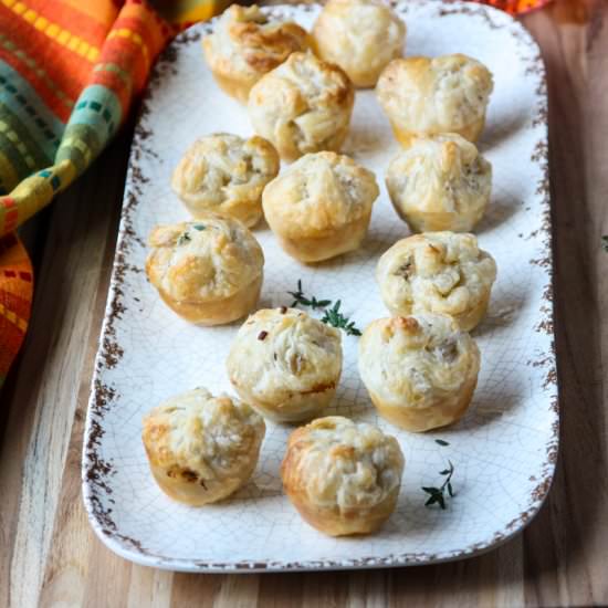 Mushroom Brie Puff Pastry Appetizer