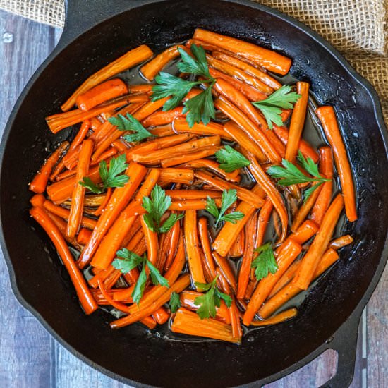 Brown Sugar Glazed Carrots