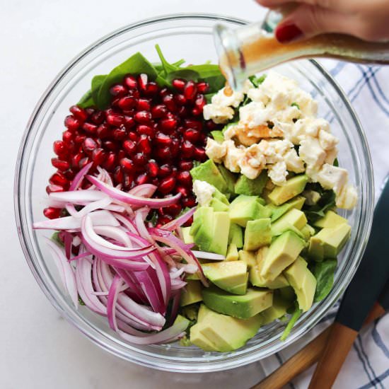 Pomegranate & Avocado Salad