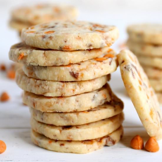 BUTTERSCOTCH SHORTBREAD COOKIES