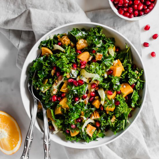 Kale and Butternut Squash Salad