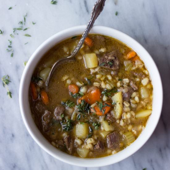 Beef Barley Soup