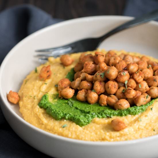 Vegan ‘Cheese’ Polenta