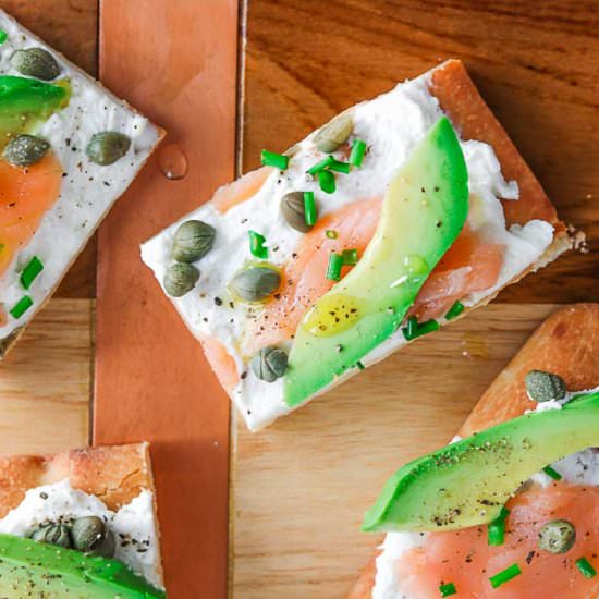 Avocado & Smoked Salmon Appetizer