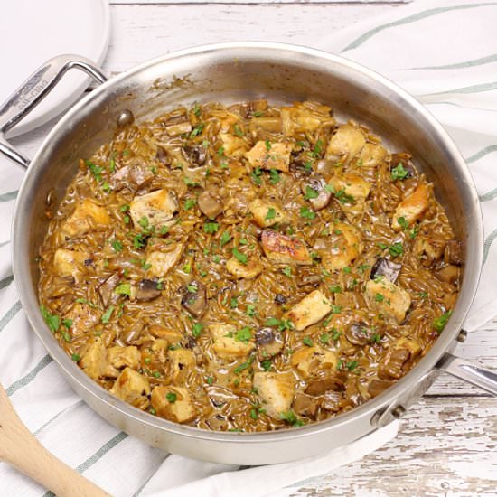 Creamy Chicken and Mushroom Skillet