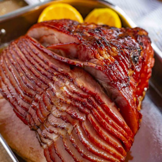 Baked Ham with Brown Sugar Glaze