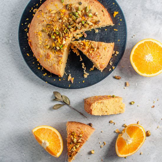 Orange Polenta Cake