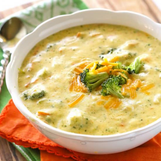 Panera’s Broccoli Cheddar Soup