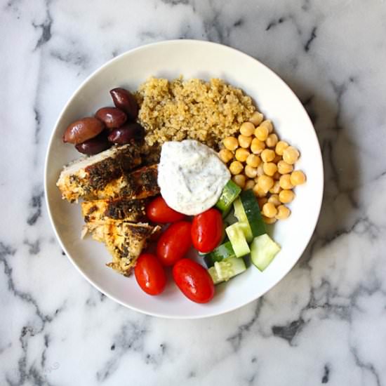 Instant Pot Greek Chicken Bowls