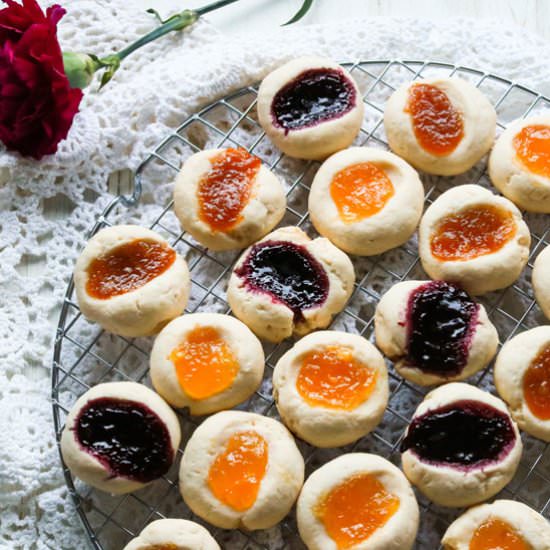 JAM THUMBPRINT COOKIES