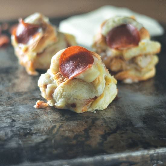 Chicken Sausage Pepperoni Slider