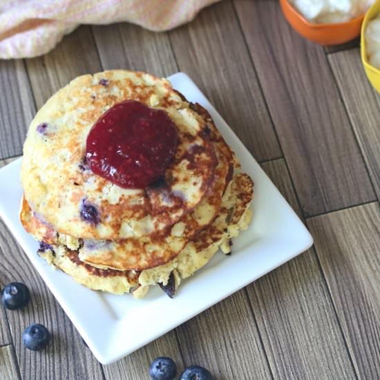 High Protein Cheesecake Pancakes-GF