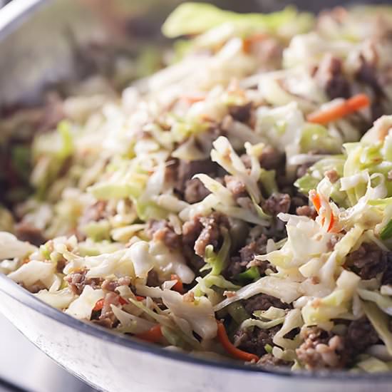 Shrimp & Pork Egg Roll in a Bowl