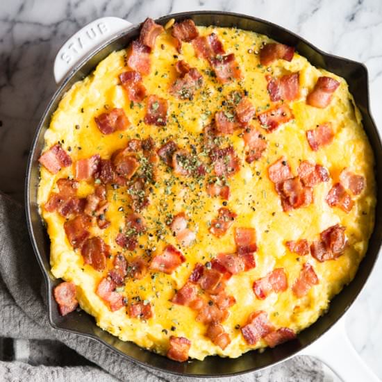 Loaded Twice Baked Whipped Potatoes