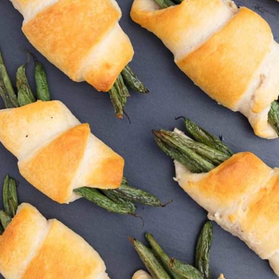 Vegan Green Beans in a Blanket