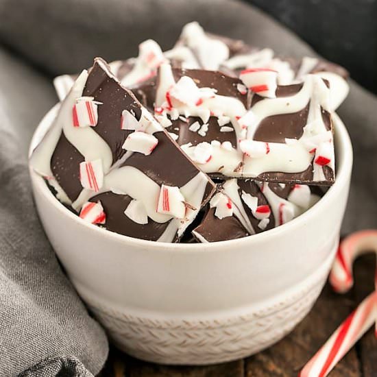 Swirled Peppermint Bark