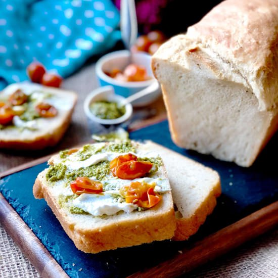 Black pepper and olive oil homemade